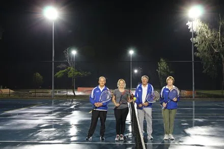 Brighter nights for local skaters and tennis players at Crimea Park