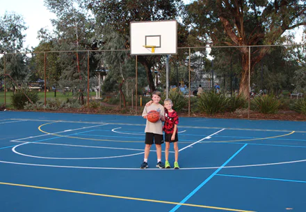 Game on at Gibbney Reserve