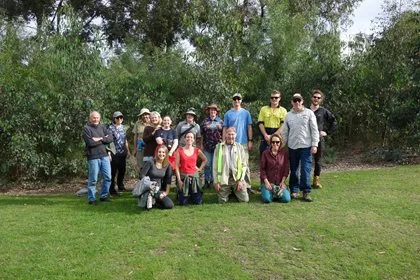 Community Planting Day and animal encounter at Bardon Park (Malgamongup)