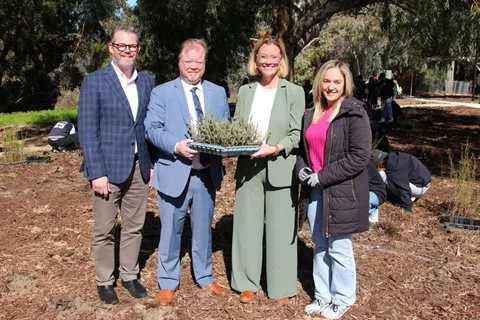 Urban forest project takes root at Riverside Gardens