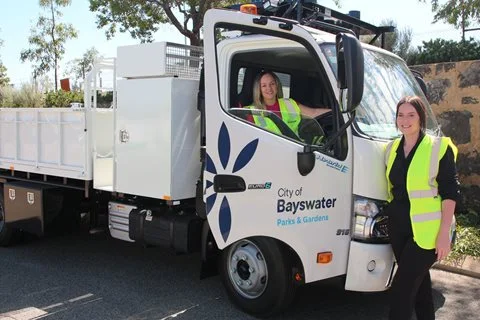 New hybrid tipper truck drives City’s energy efficiency forward