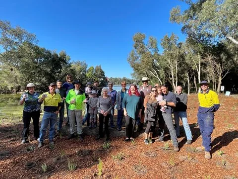 Community Planting Day at Maylands Lakes