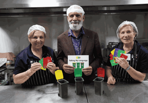 City toolkits help multicultural community to sort waste