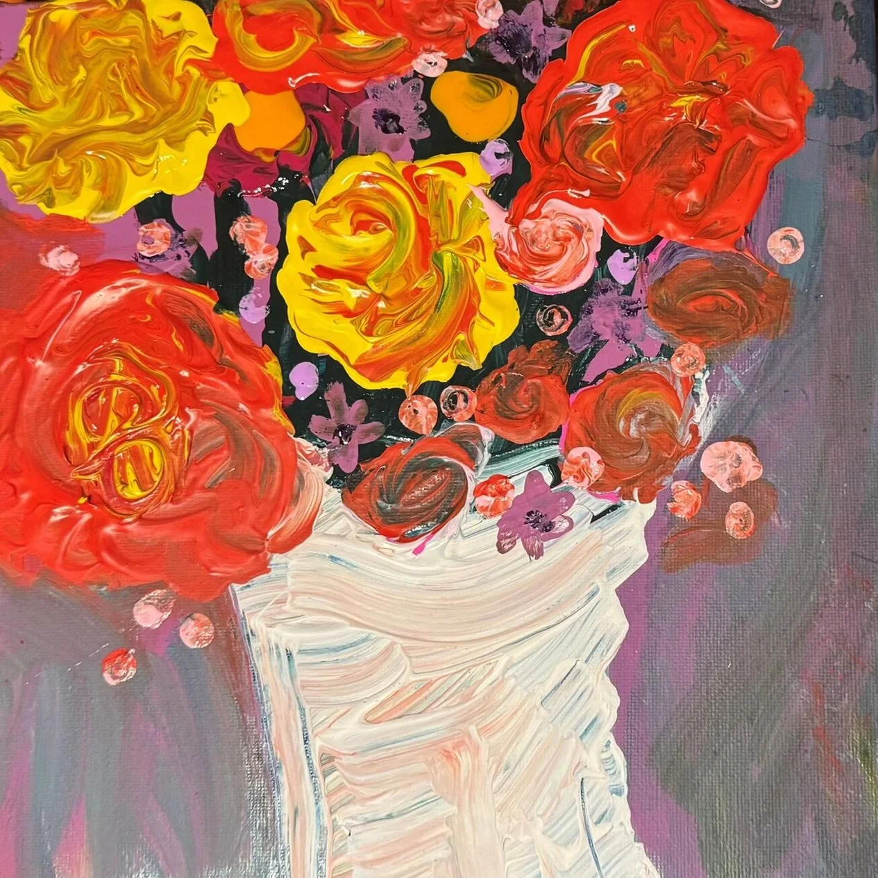 Highly Commended Primary School Entry (Years 1 – 6) – 'Flowers in a Vase' by Cate Davies