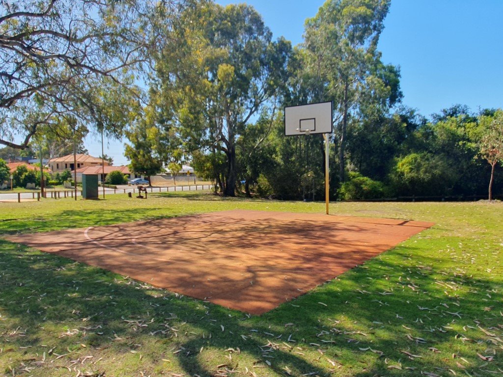 Half basketball court