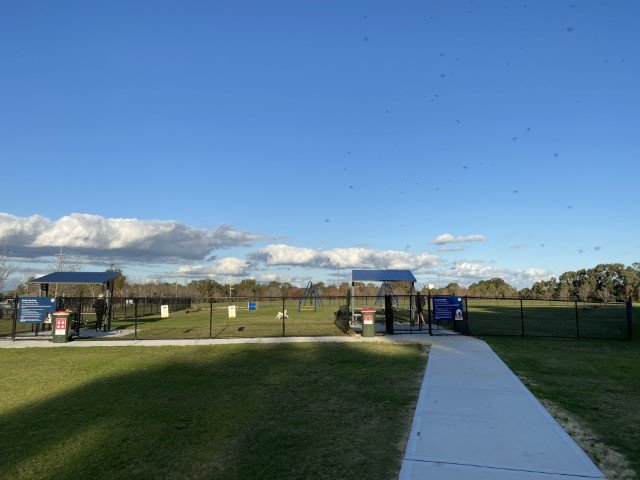 Fenced Dog Exercise Area at Riverside Gardens East