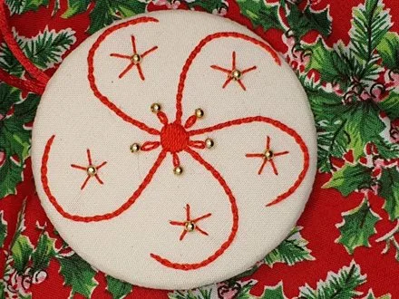 Embroider a Christmas Decoration