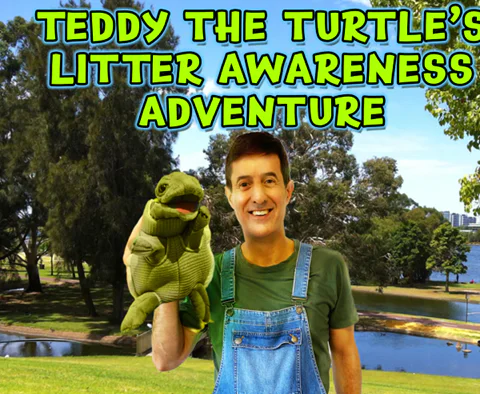 Teddy the Turtle's Litter Awareness Adventure (Ages 3-7)