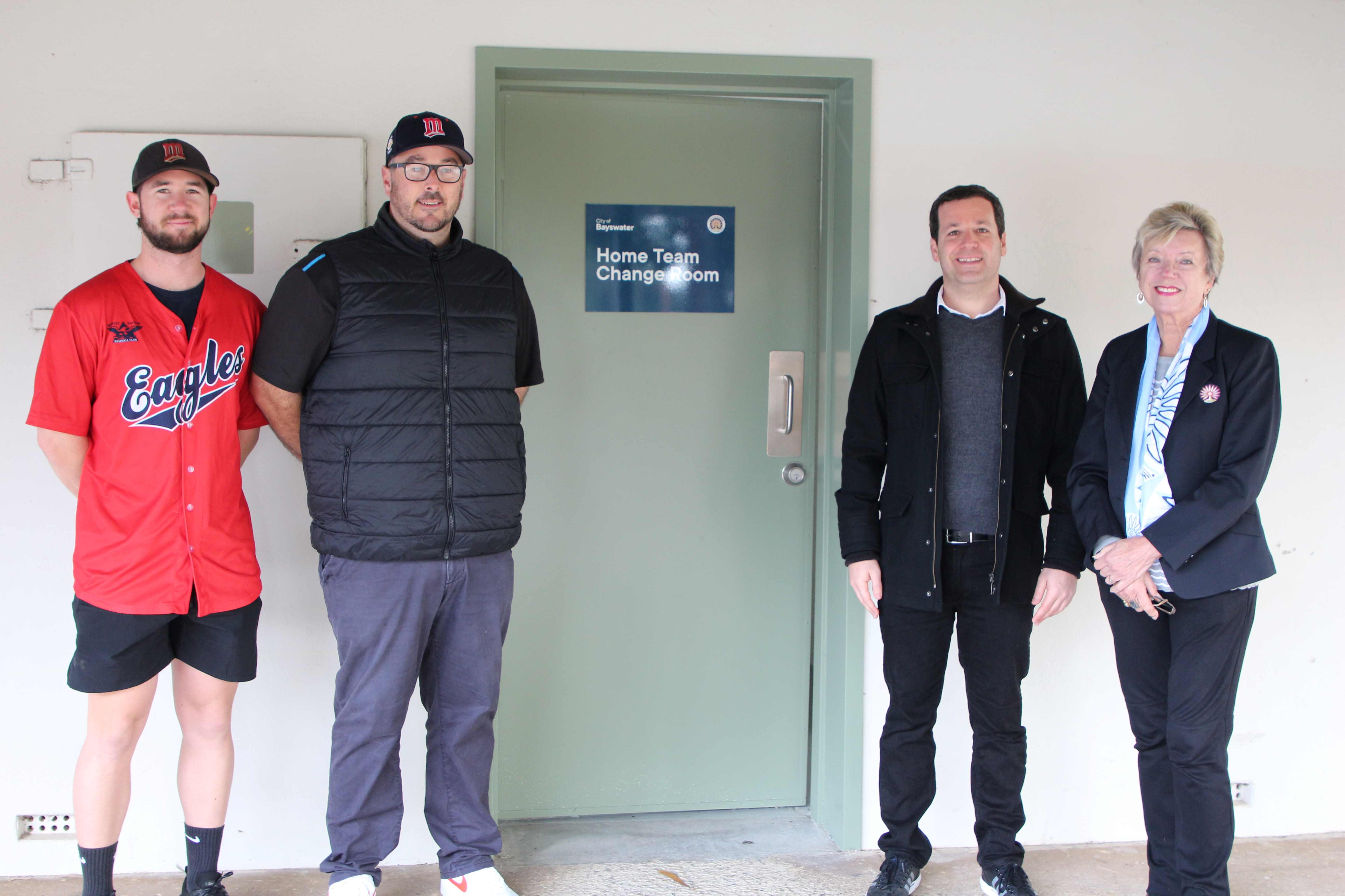 Inclusive changerooms a home run for local baseball club