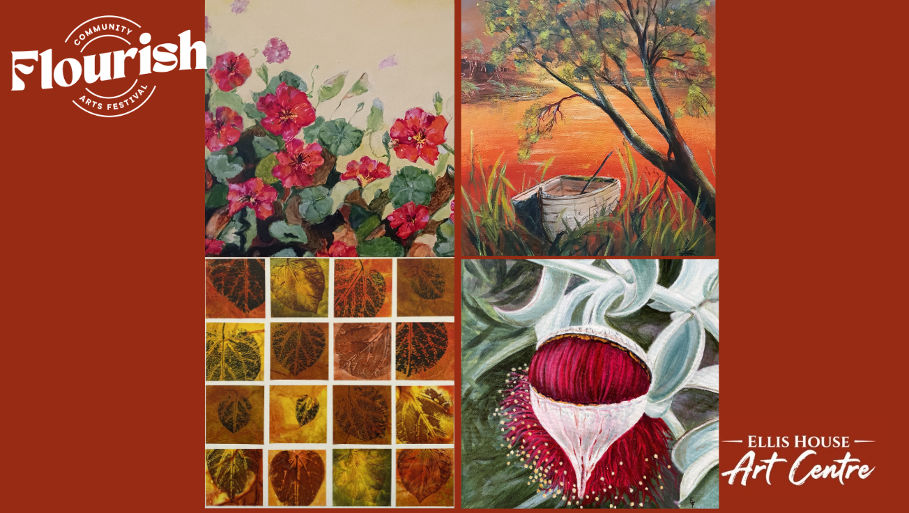 Ellis House Art Centre Exhibition – Pat Duxbury, Eimear Flynn, Pam Tuckett and and Violet Philp
