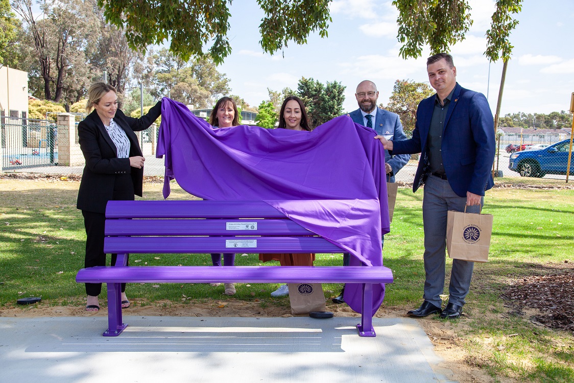 Purple benches continue to raise awareness